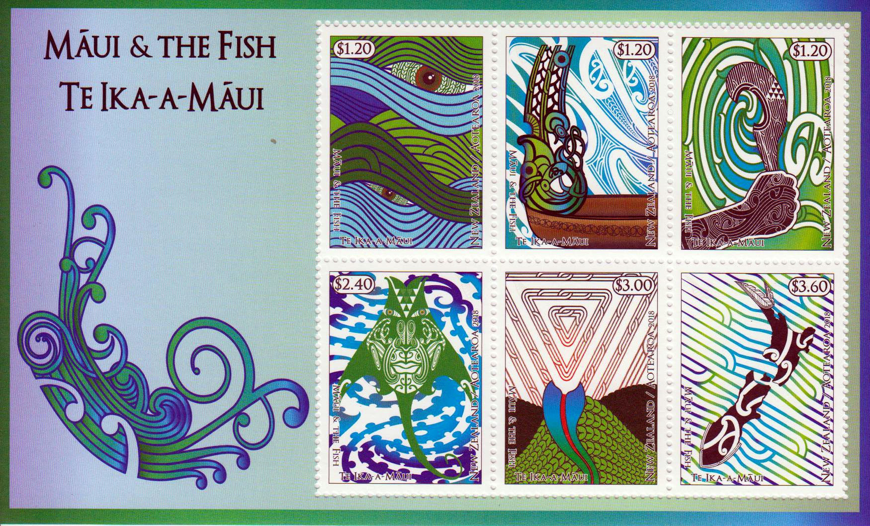 Block: Maui und der Fisch