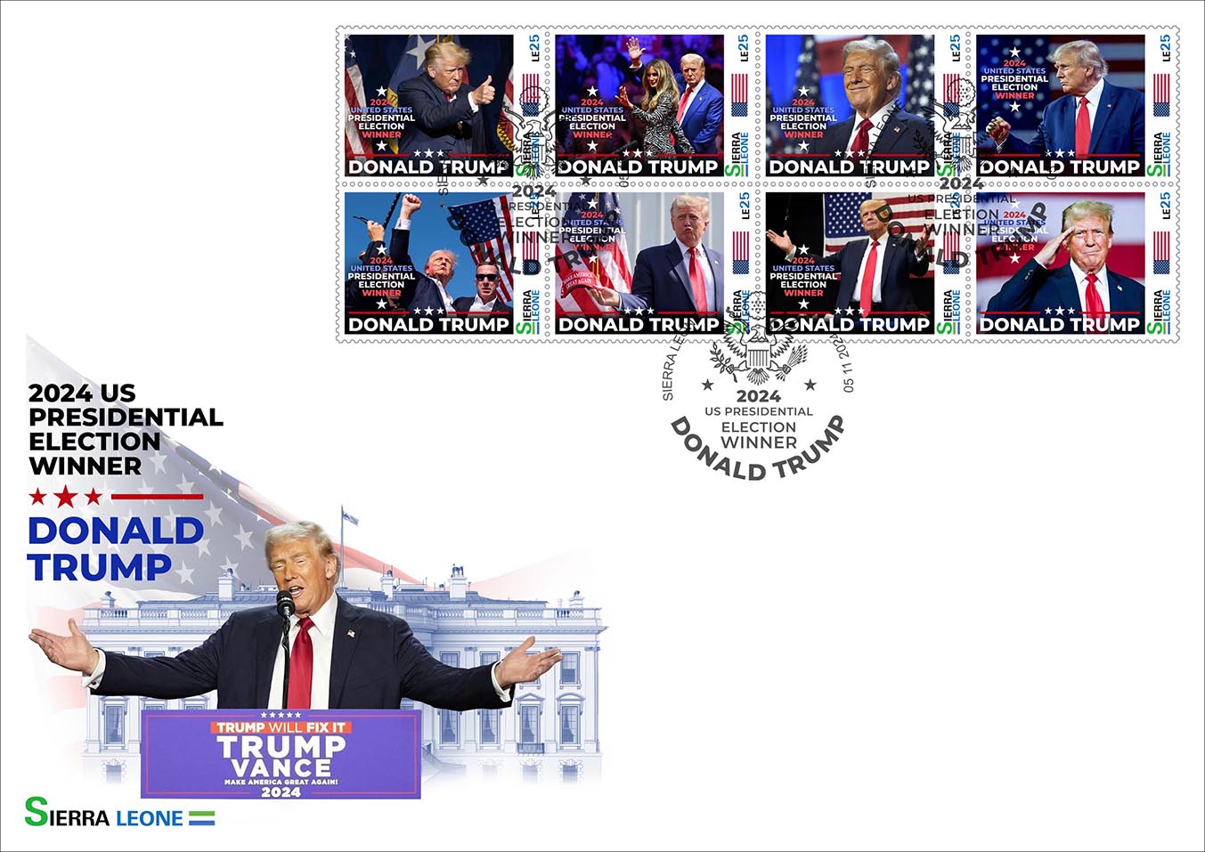 Zdr. Gewinner der US-Präsidentschafts- wahl 2024, Donald Trump II