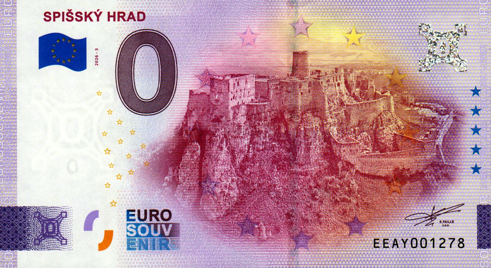 Spissky Hrad 2026-3 Silber