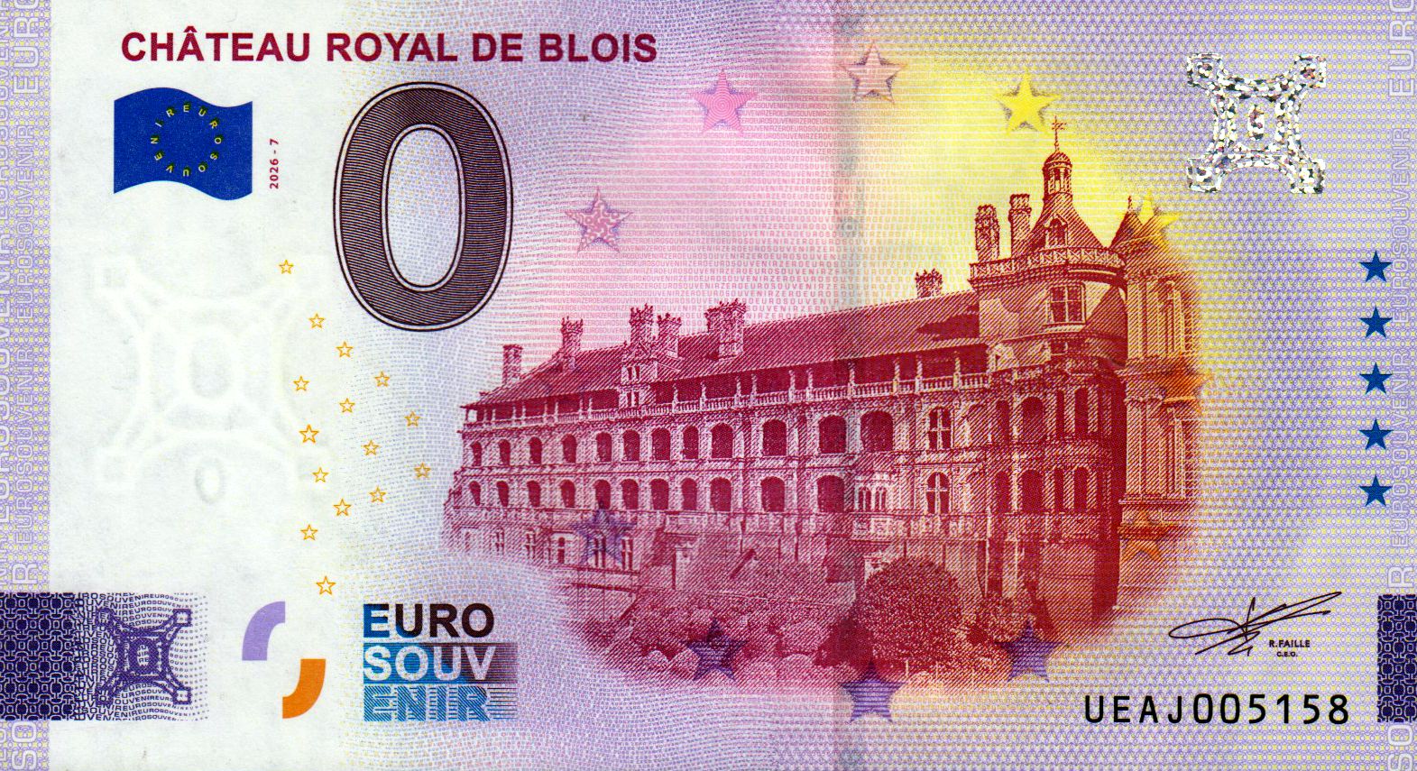 Chateau Royal de Blois 2026-7, Silber