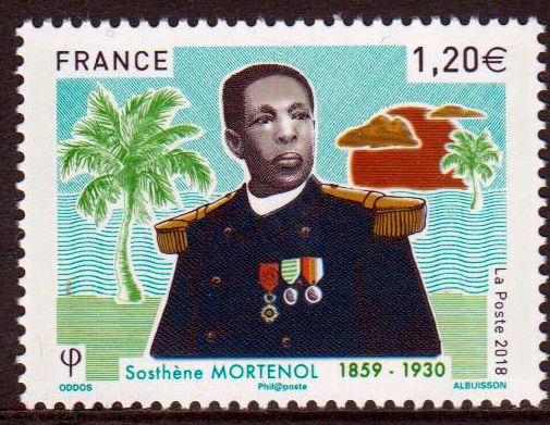 Sosthene Mortenol, Offizier