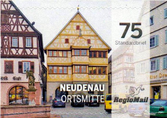 50 Wochen - 50 Orte 2020, Neudenau, gestempelt