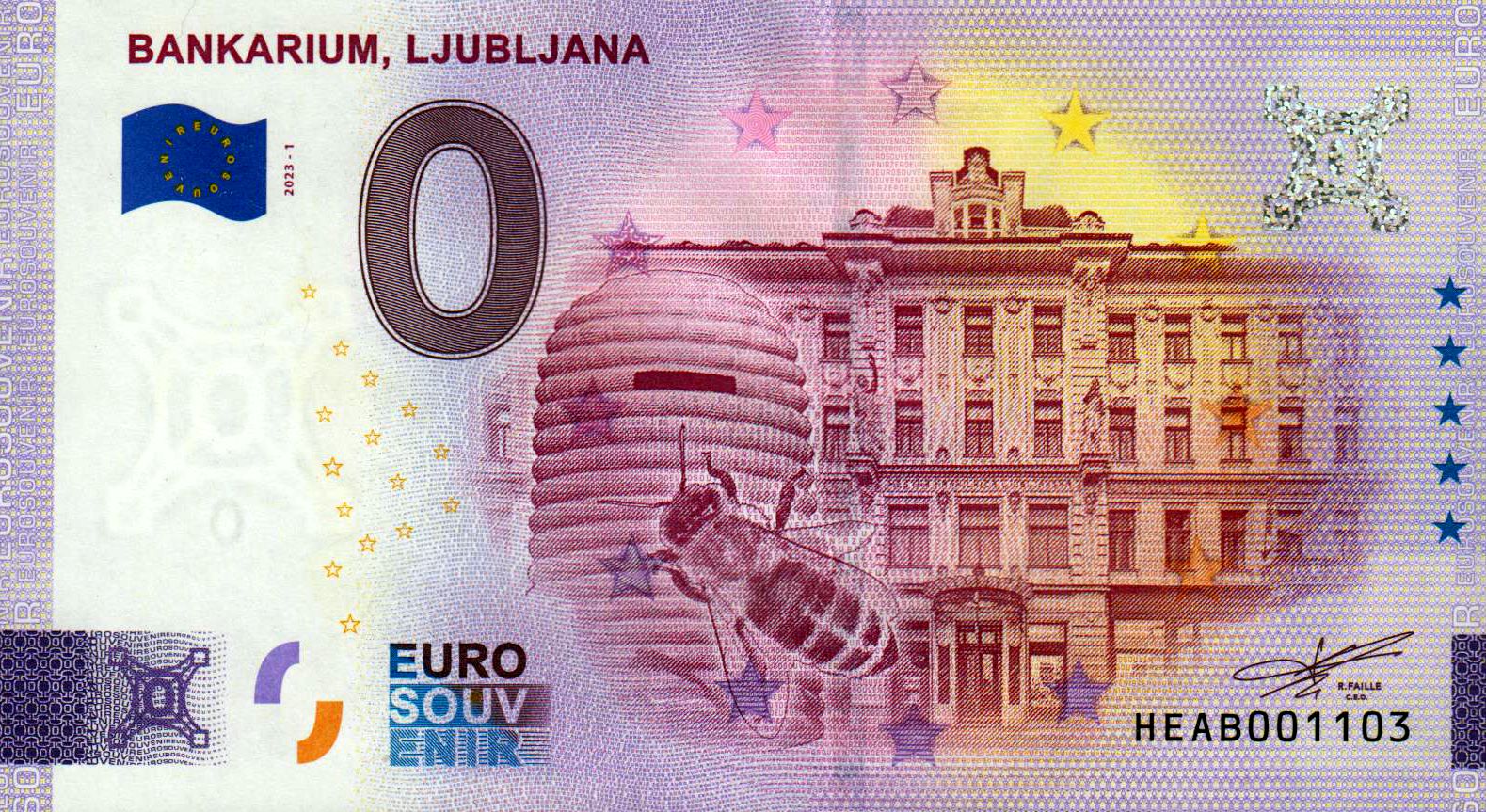 Bankarium, Ljubljana 2023-1 inkl. Klappkarte!