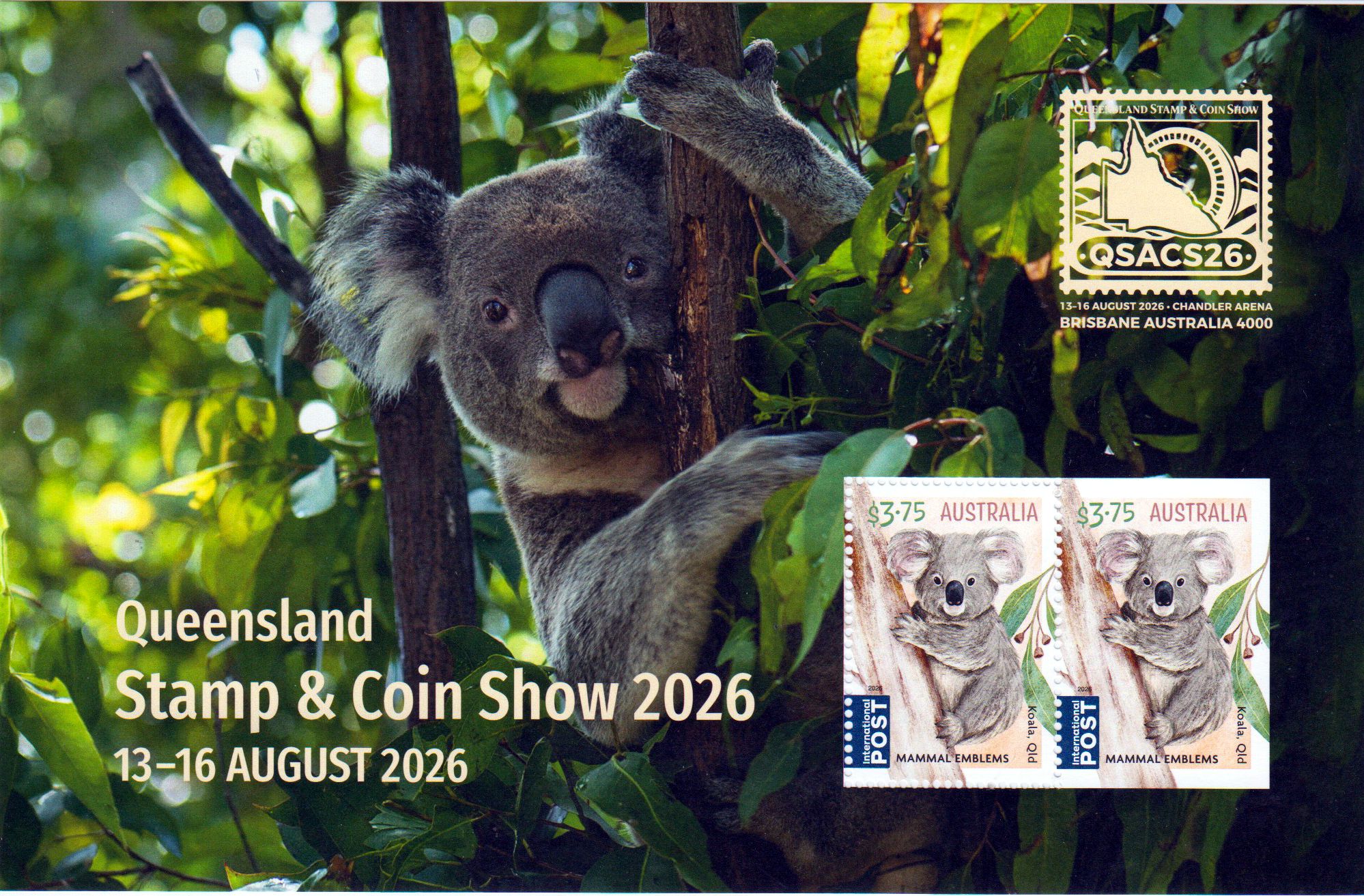 Block: Queensland Briefmarken und Münz Show 2026