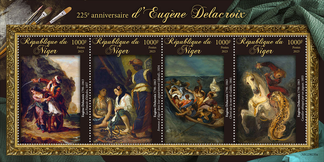 Eugene Delacroix 2023, Gemälde