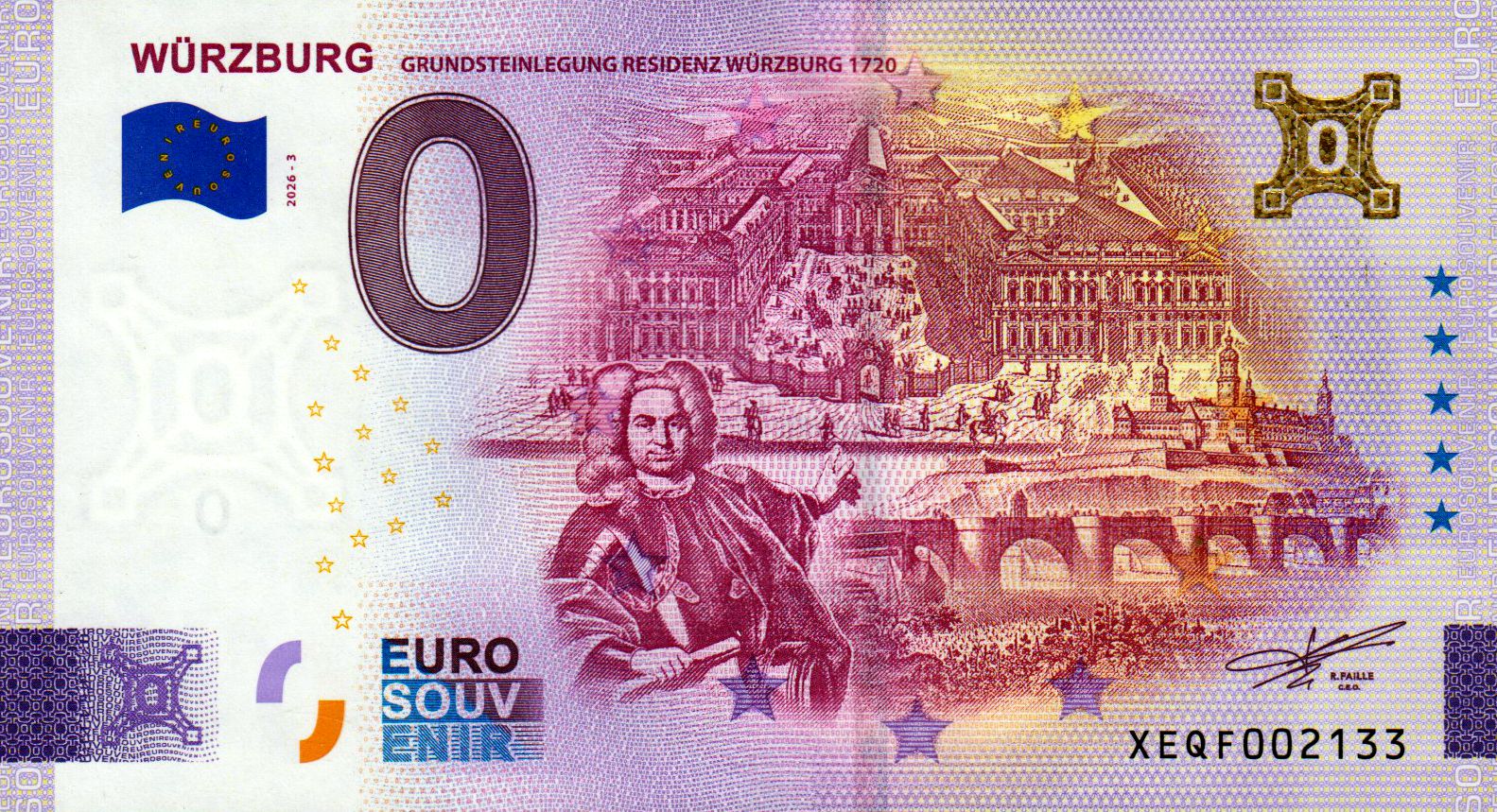 Würzburg - Grundsteinlegung 2026-3 Gold