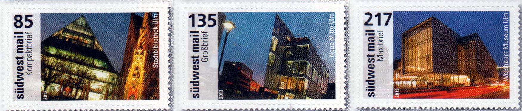 Stadtansichten 2014, gestempelt
