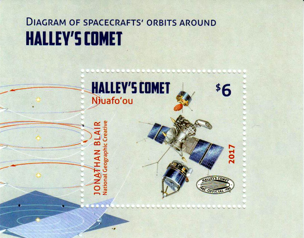Block: Halley´s Komet, Satellit