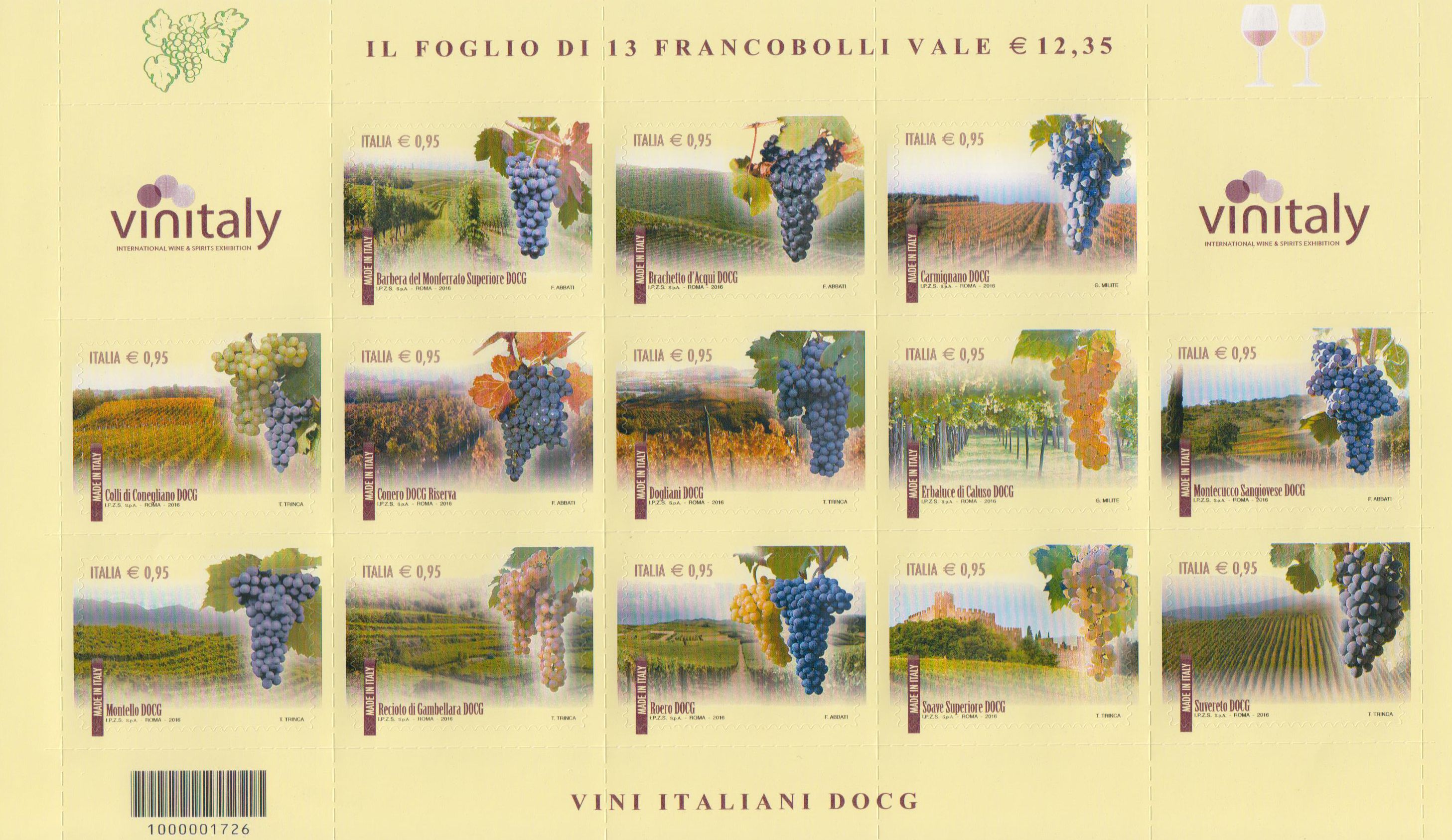Italienische Weine 2016, sk (M13)