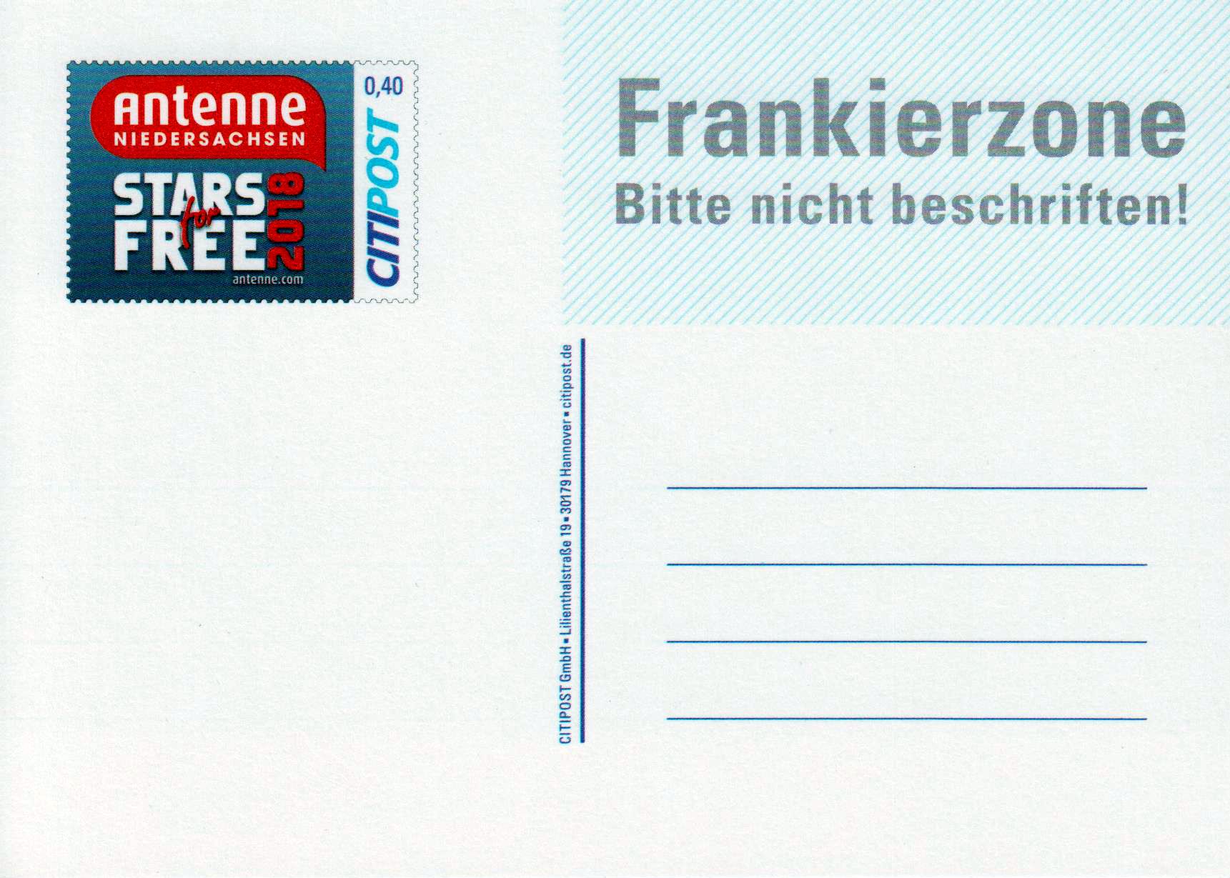 Stars for free 2018, gestempelt