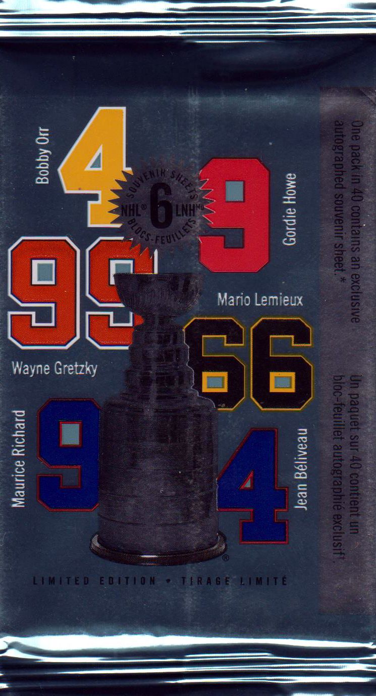 Block: NHL Kanadische Eishockeyspieler, sk (Packung) (031)