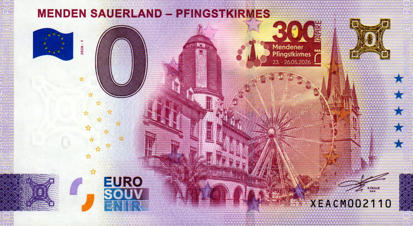 Menden Sauerland - Pfingstkirmes 2026-1 Gold