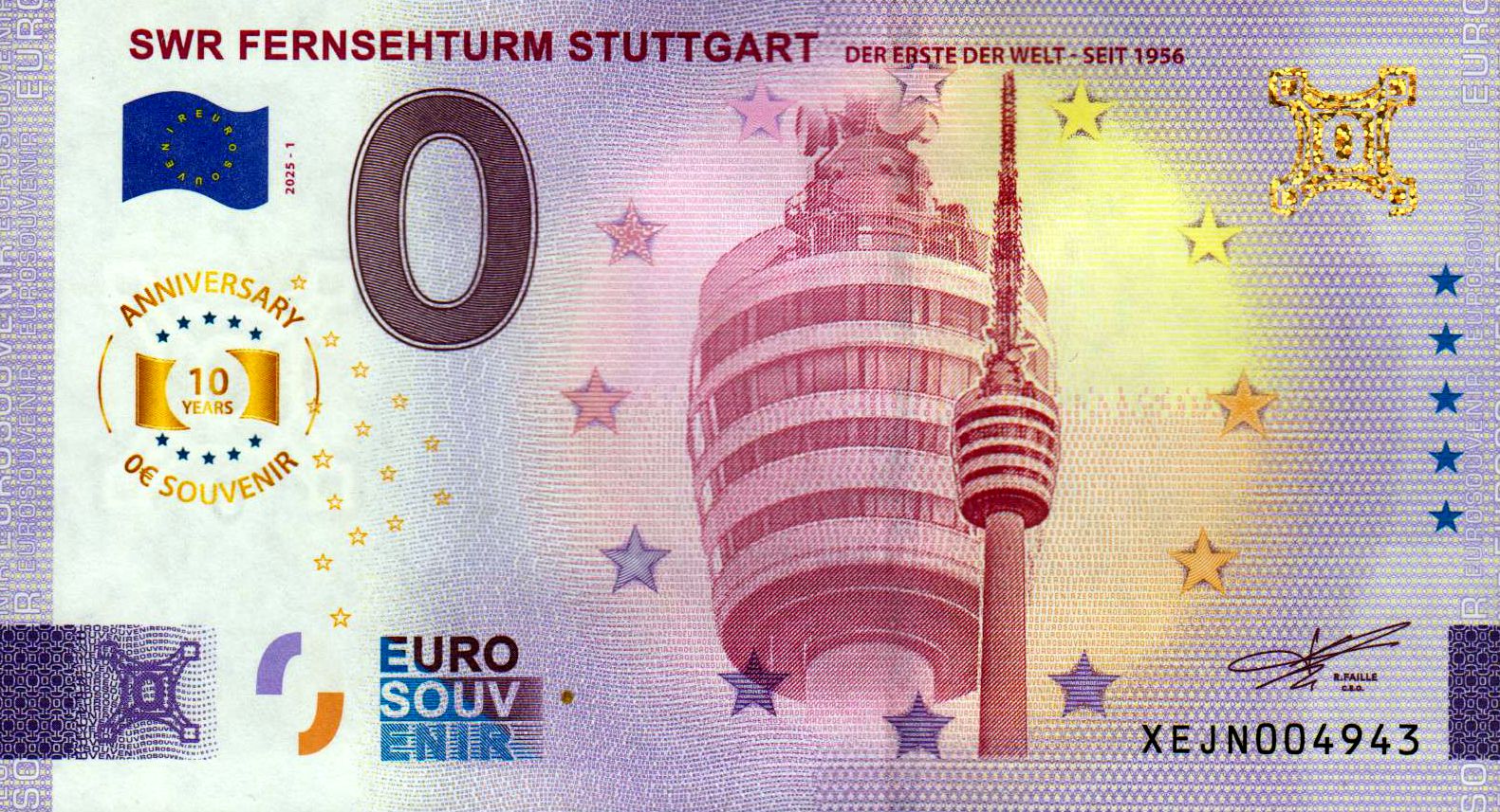 SWR Fernsehturm Stuttgart 2025-1 Anniversary