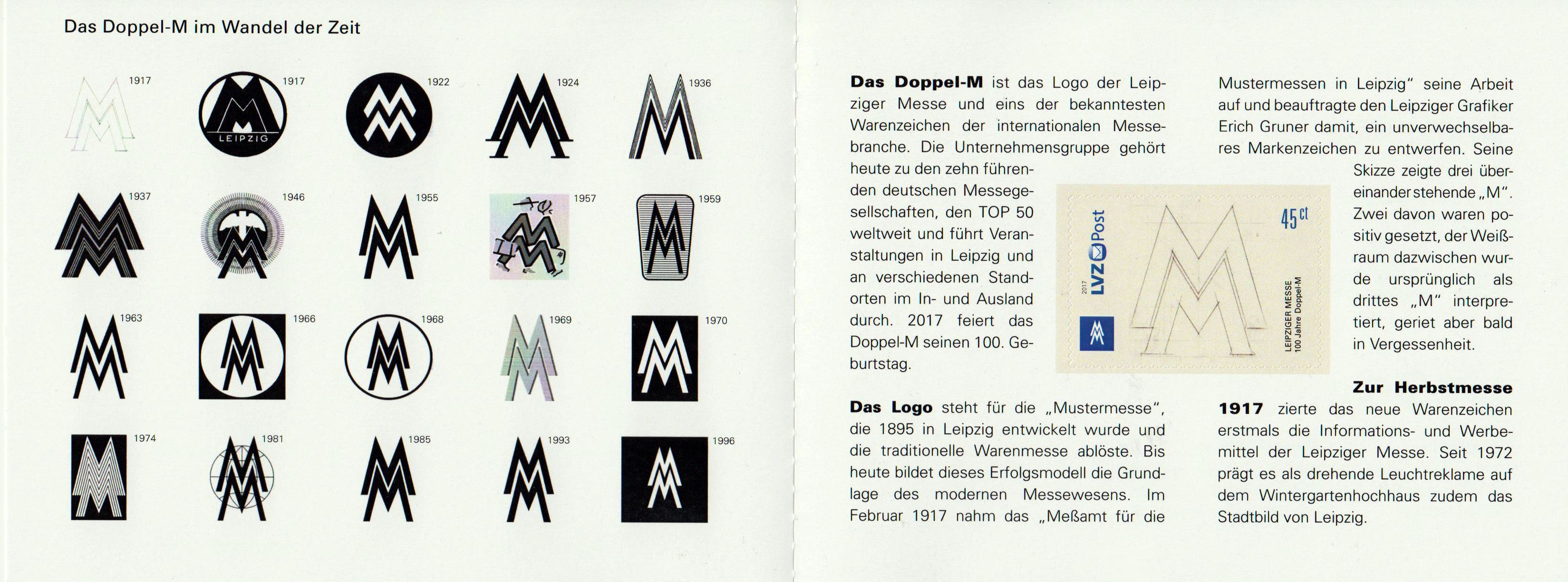 MH: 100 Jahre Doppel-M, Ersttag 29.9.17