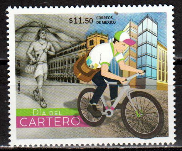 Tag das Briefträgers 2018, Fahrradkurier