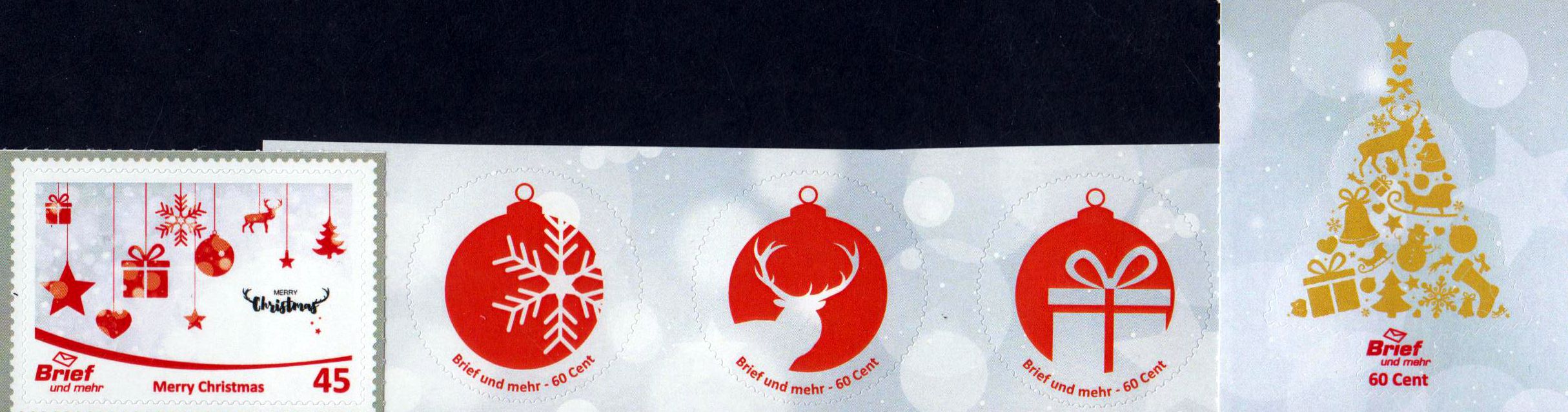 Weihnachten 2018, gestempelt