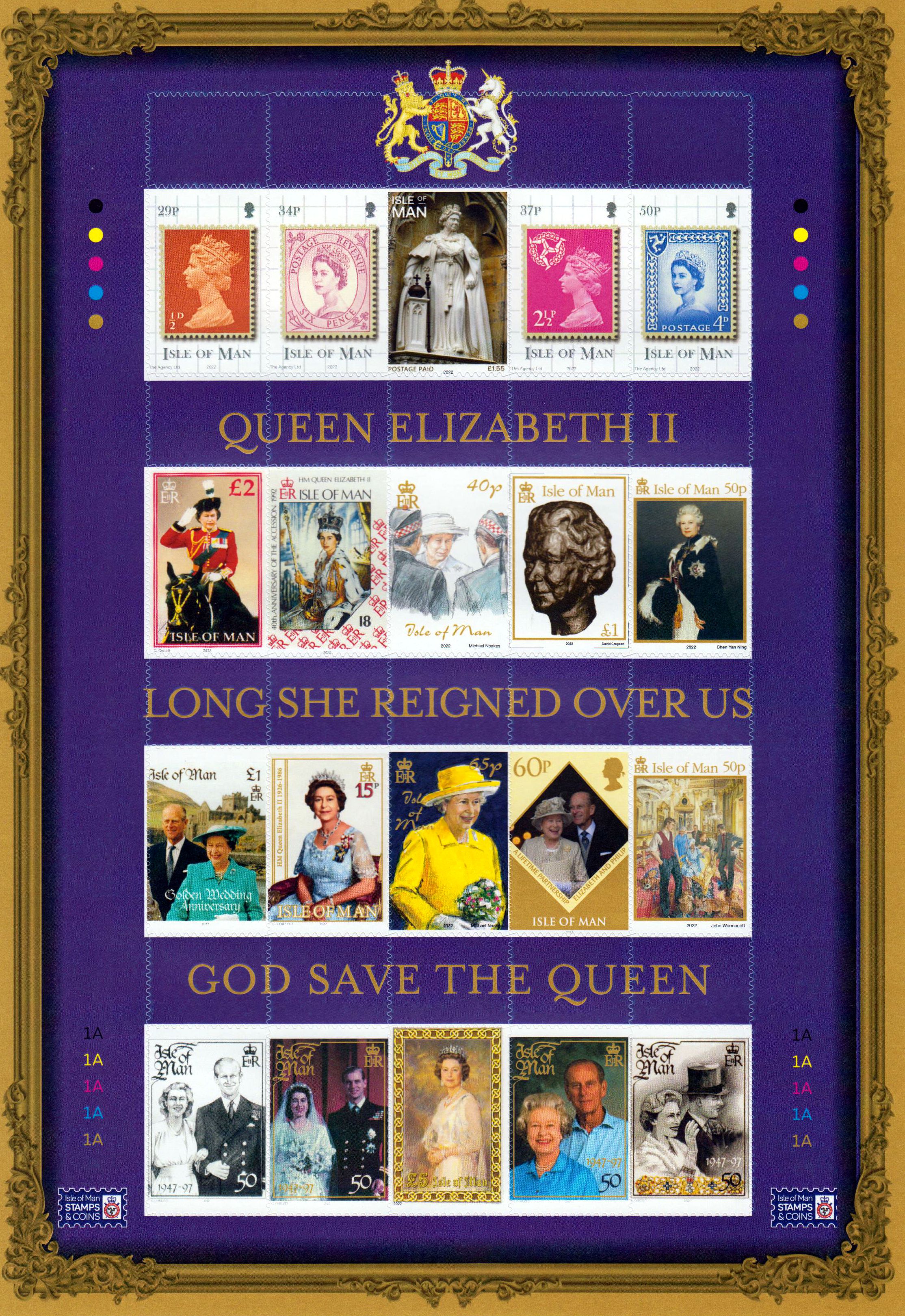 Tribute Bogen HM Queen Elisabeth II, sk