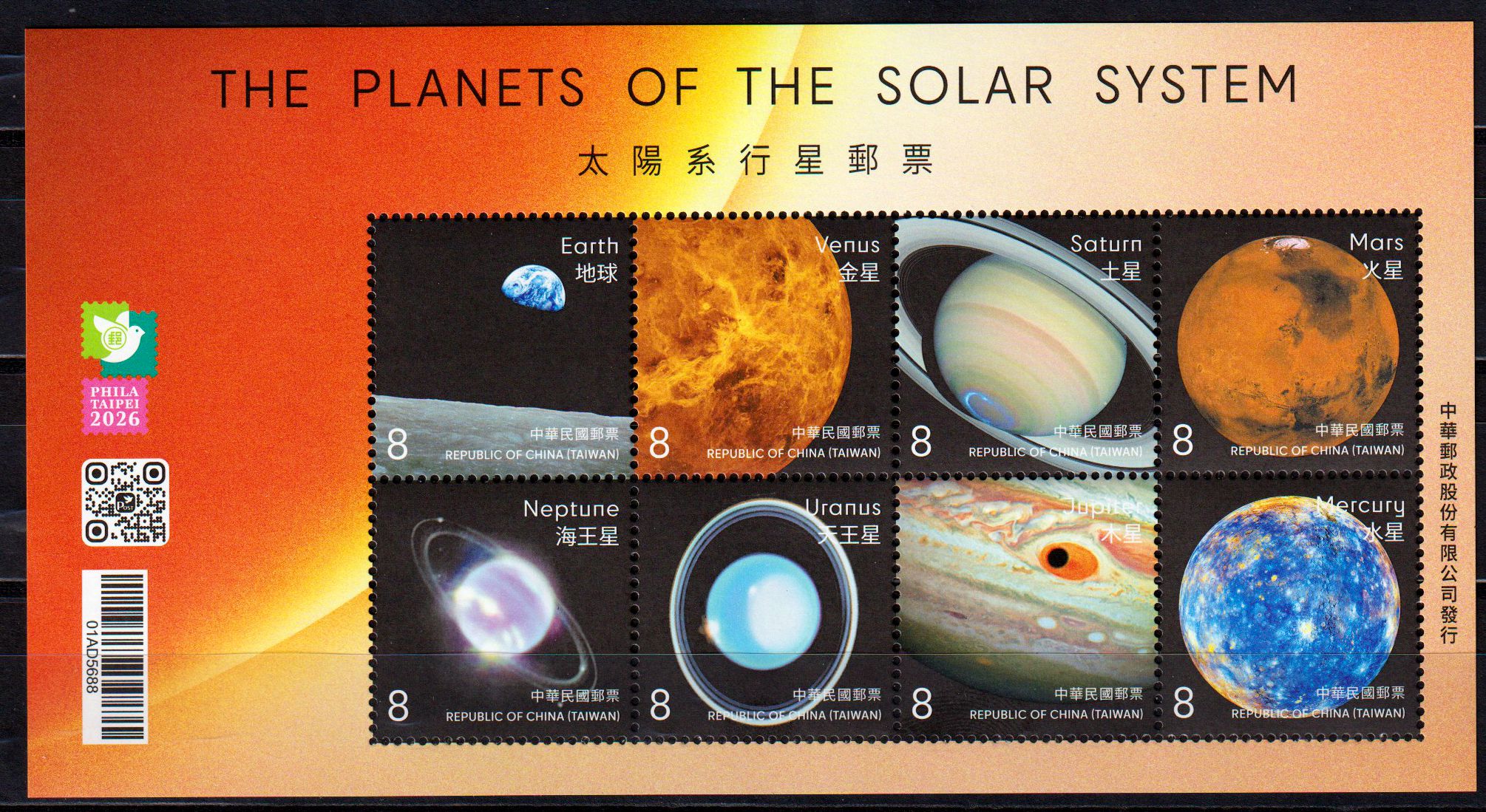 Sonnensystem 2026, Planeten