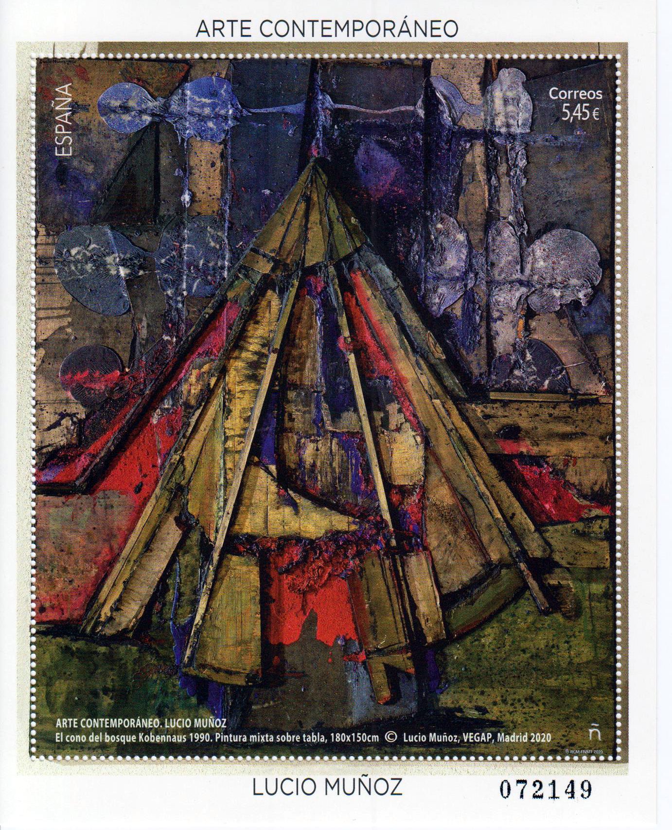 Block: Lucio Munoz 2020, Kunst