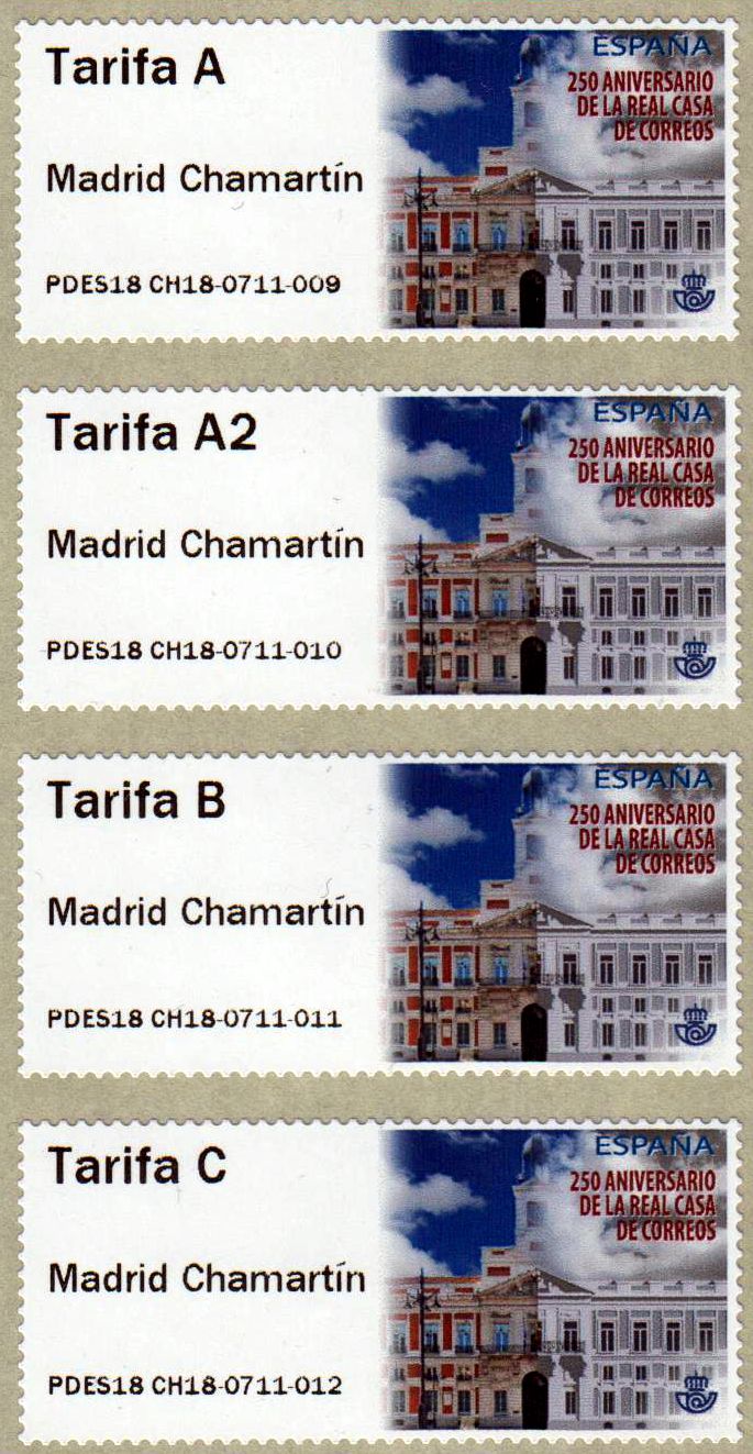 Madrid Charmatin 2018, Königliche Post, Gebäude, sk (ES180100)
