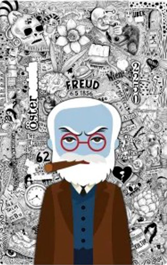 Block: Freud, Der Analytiker 2026, Farbe Klinisches Blau