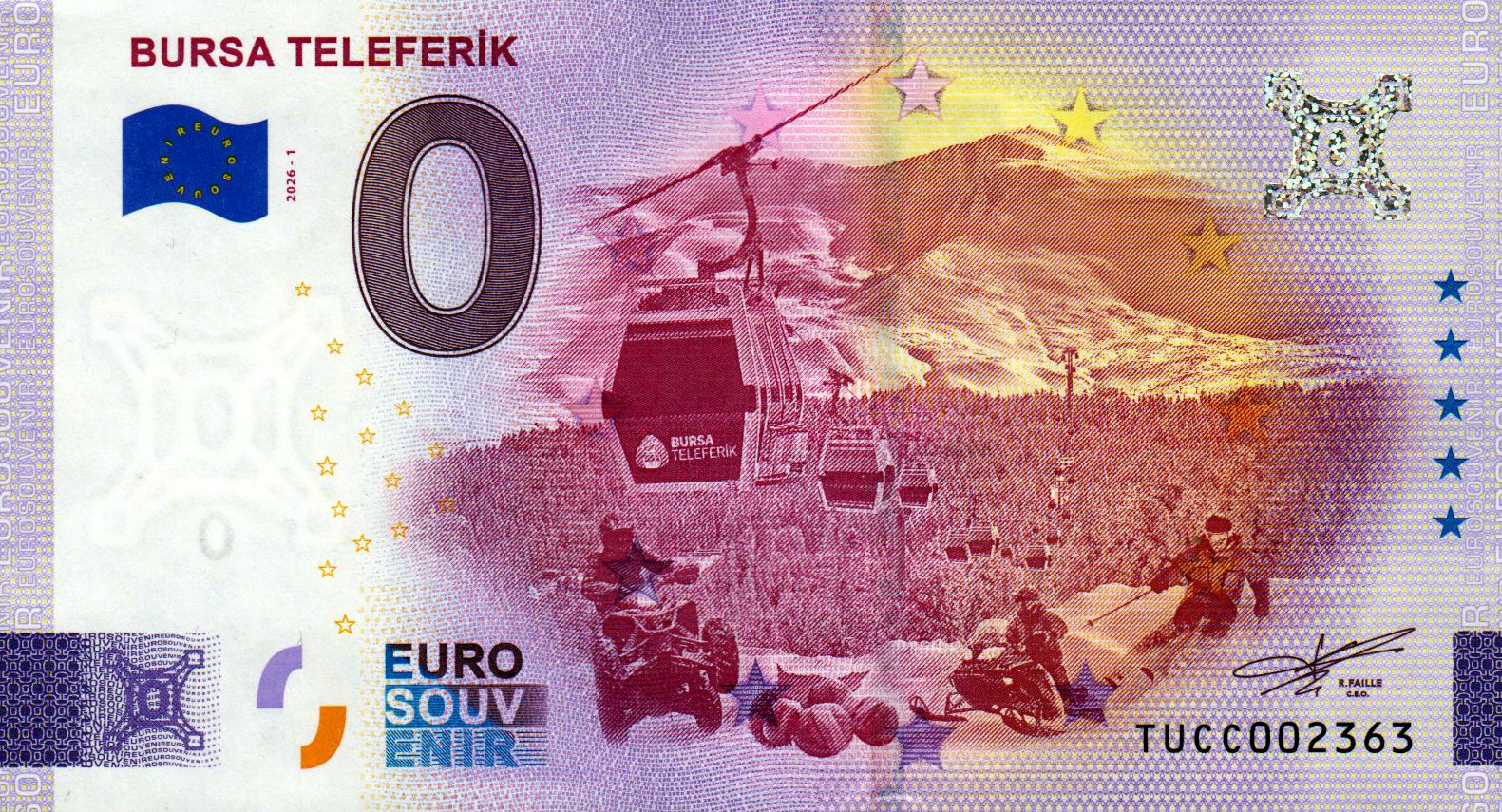 Bursa Teleferik 2026-1 Silber