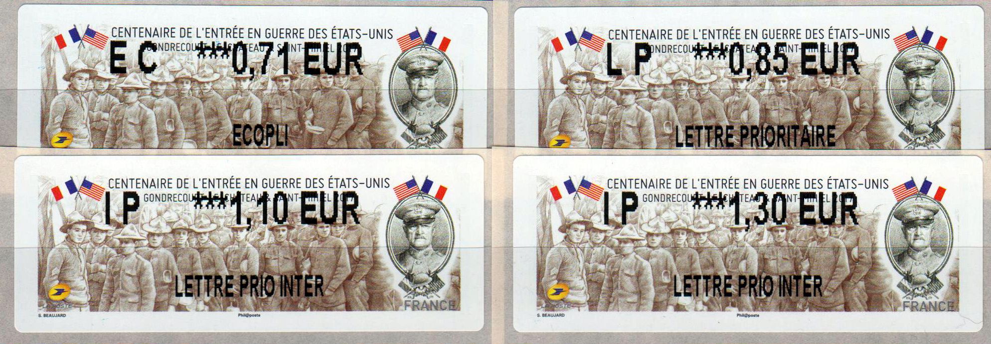 100 J. Kriegseintritt der USA, Soldaten, IER-Gerät (FR170805)