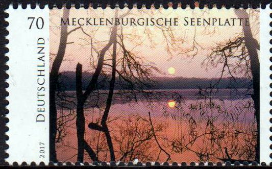 Mecklenburg. Seenplatte, Sonnenuntergang