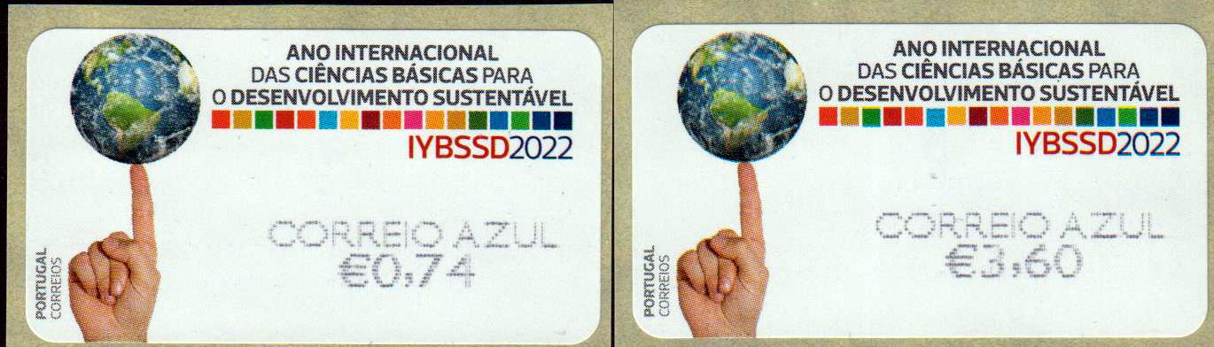 Internat. Jahr 2022 - Hand, Correio Azul (PT22103)