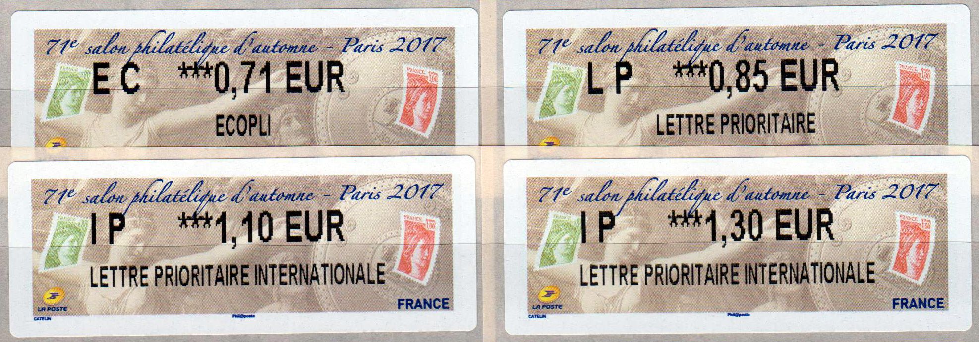Sabine - Paris 2017, Marke auf Marke, Thermodruck (FR171905)