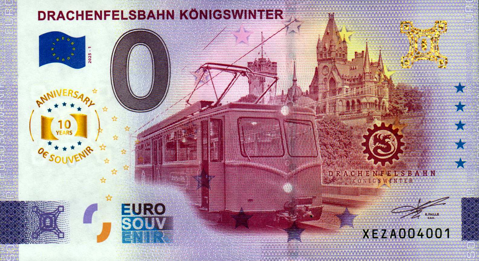 Drachenfelsbahn Königswinter 2025-1 Anniversary