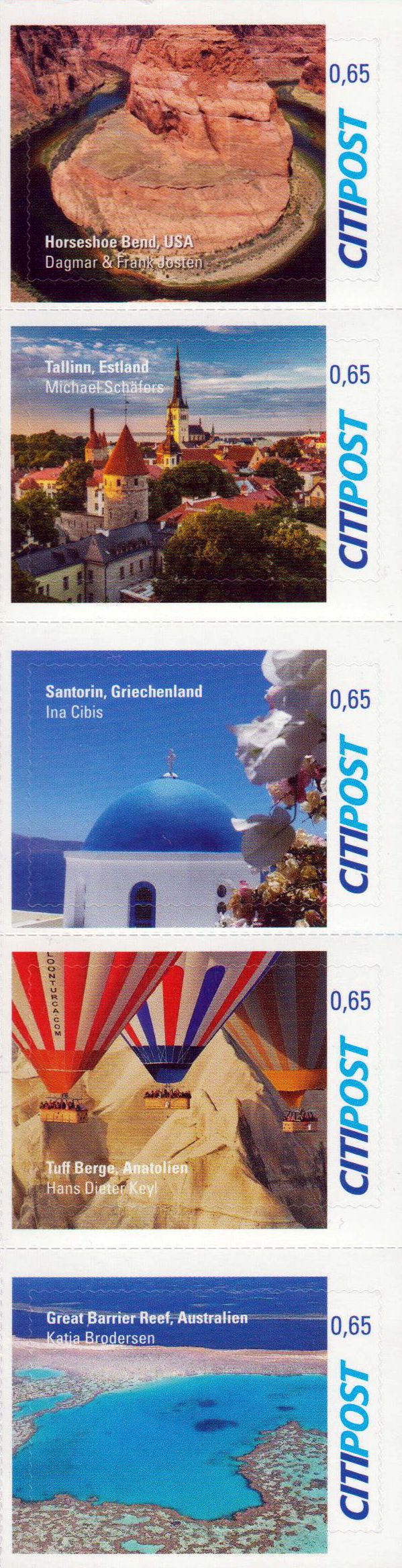 Urlaubsmarken 2017, Ersttag 15.9.17