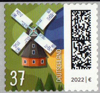 Dauer: Briefmühle 2022 (37ct) sk