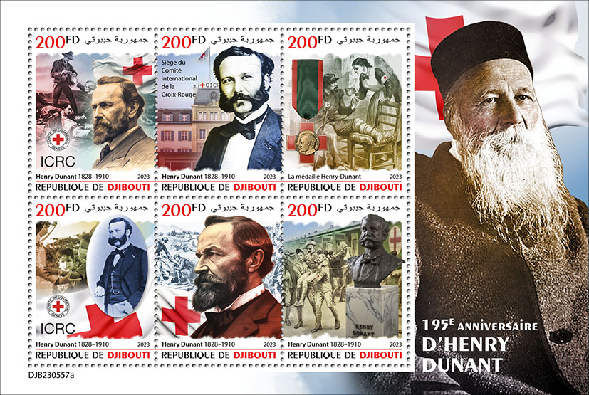 195 Jahre Henry Dunant, Rotes Kreuz 2023