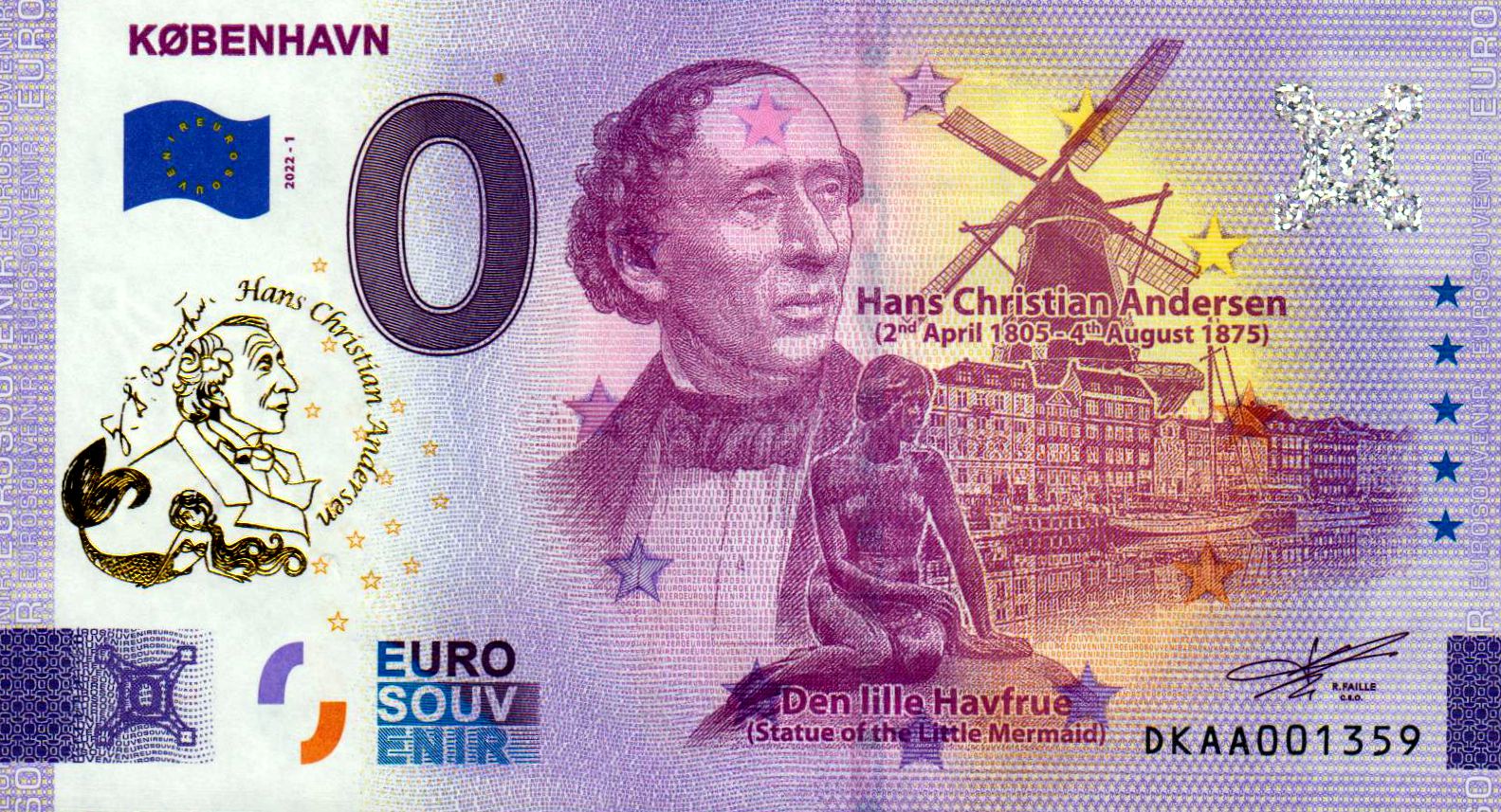 Folder: Kobenhaven 2022-1 mit Gold-Aufdruck