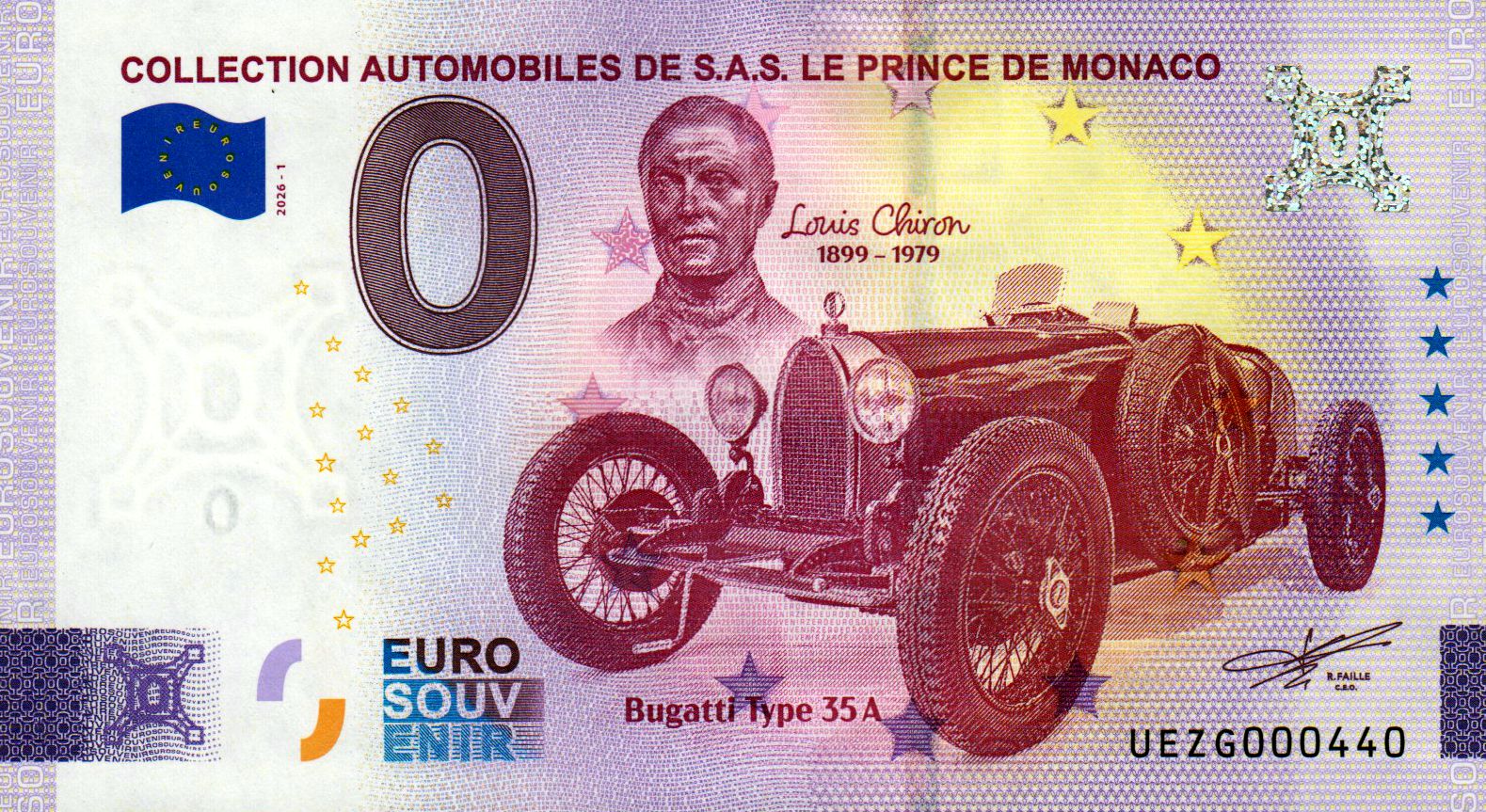 Collection Automobiles de S.A.S. le Prince de Monaco 2026-1 Silber