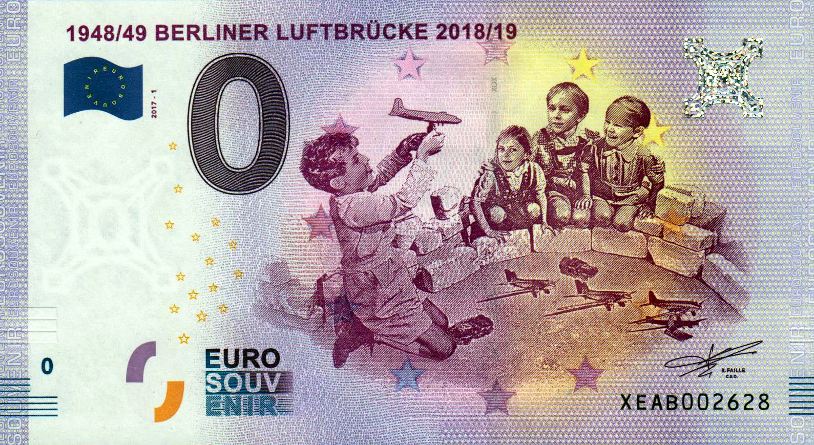 1948/49 Berliner Luftbrücke 2018/19, spielende Kinder, Flugzeuge, 2017-1