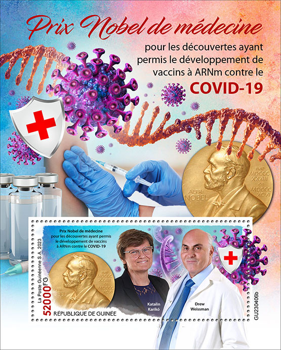 Block: Medizin Nobelpreis 2023, Rotes Kreuz