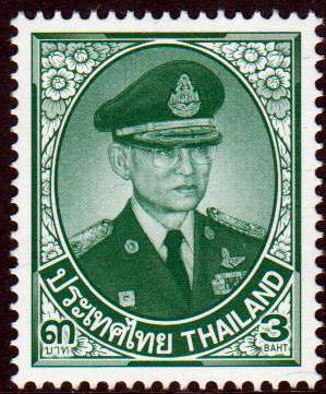 Dauer: König Bhumibol, grün, 2. Druck
