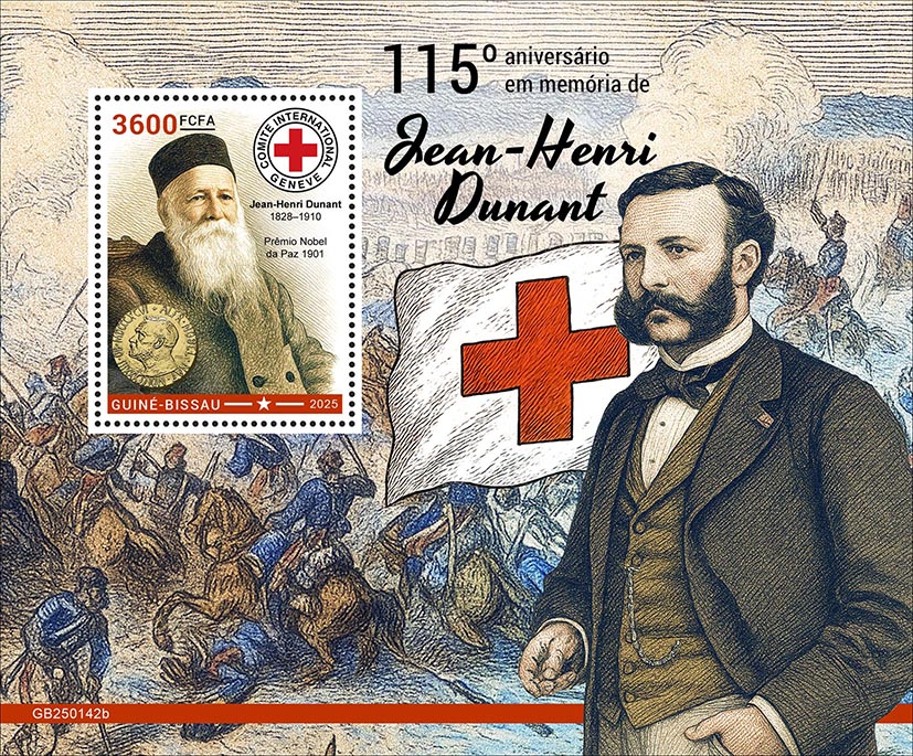 Block: 115 Jahre Henri Dunant 2025, Rotes Kreuz