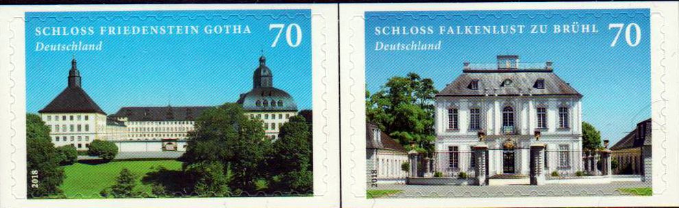 Schlösser 2018, sk, auf weißer Trägerfolie
