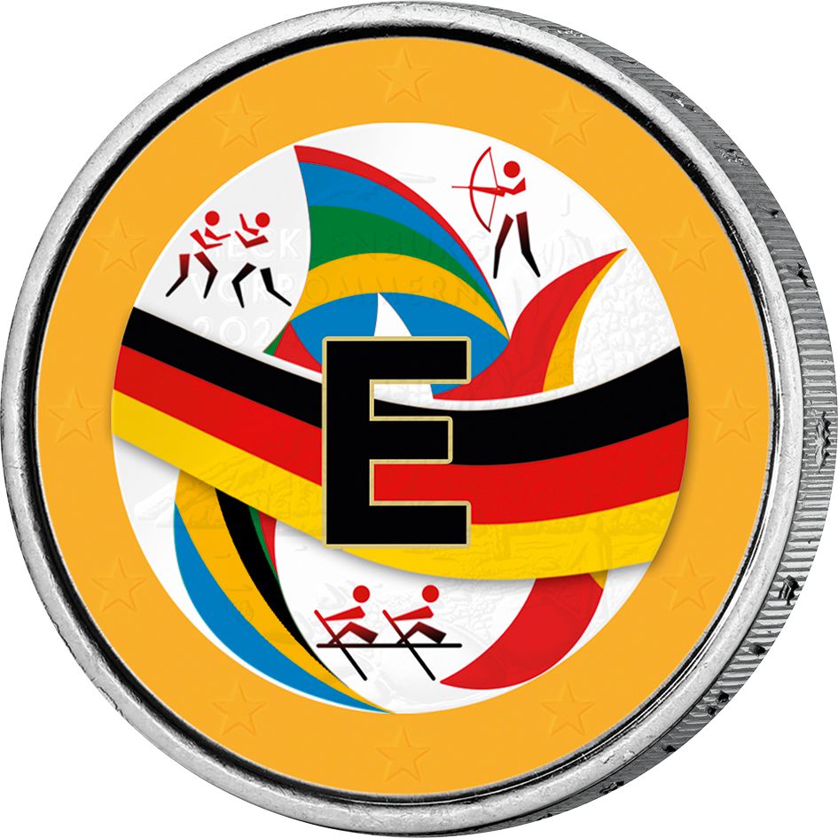 2 Euro SET "Olympische Spiele 2024, Team DE" inkl. edler Münzbox!