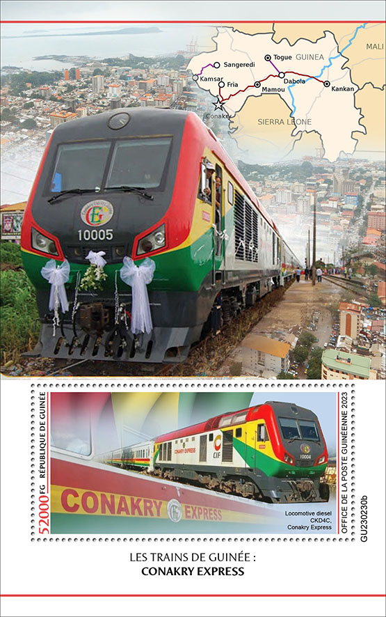 Block: Züge Guineas 2023, Conakry Express
