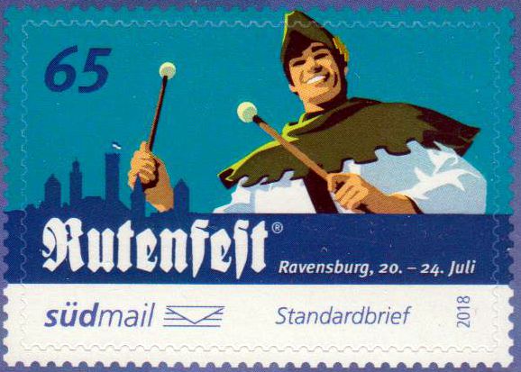 Rutenfest Ravensburg 2018, gestempelt