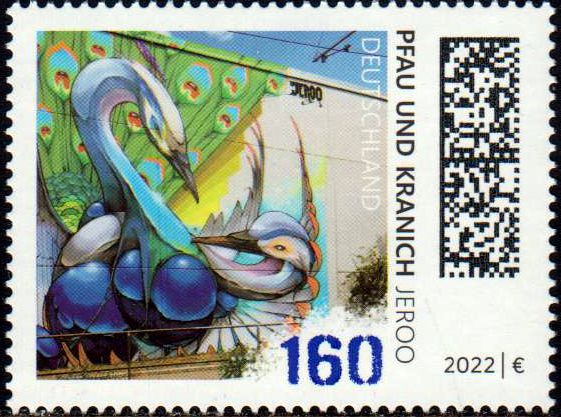 Pfau und Kranich Jeroo 2022