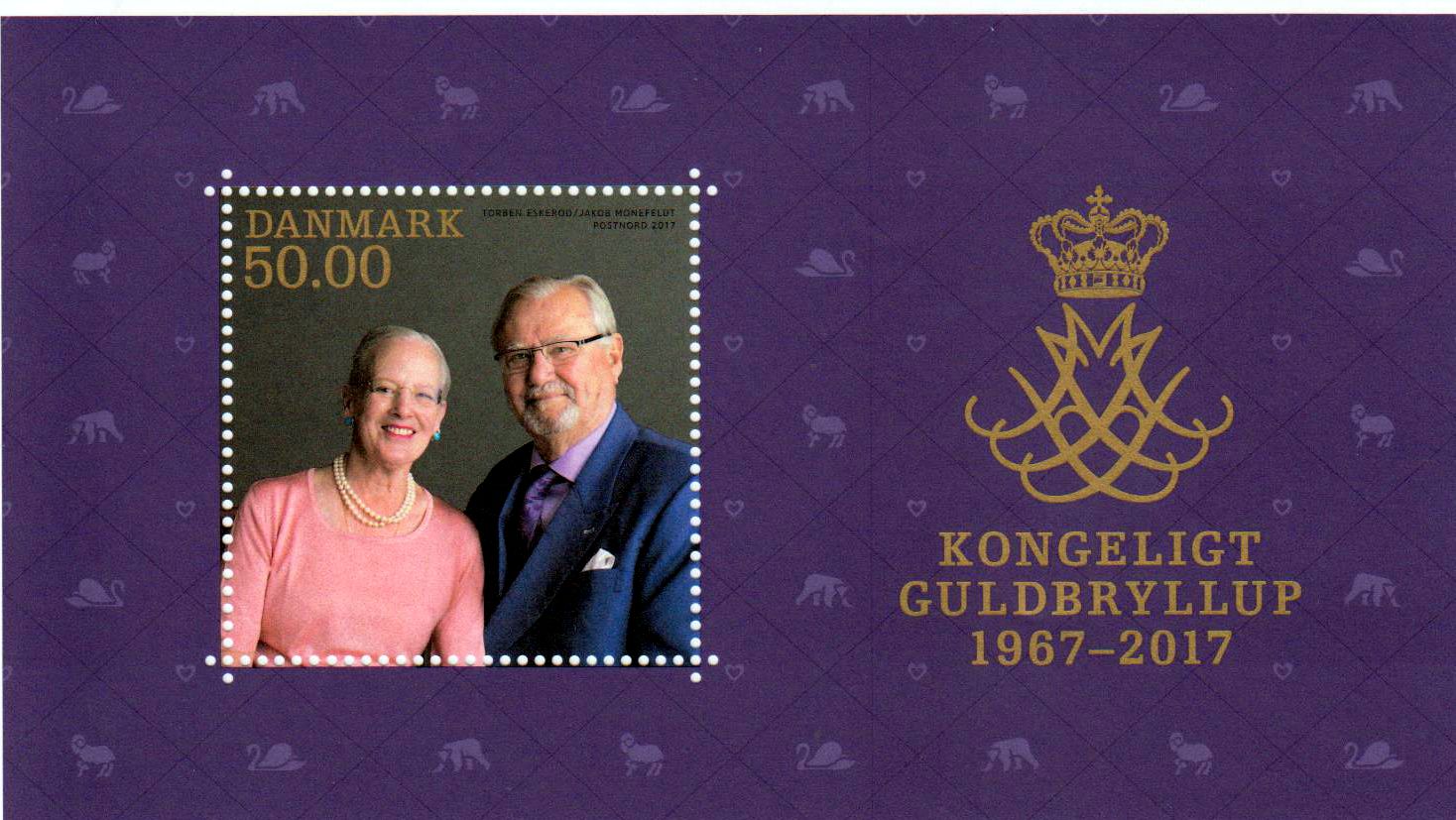 Block: Königl. Goldene Hochzeit, Färöer, Grönland GA