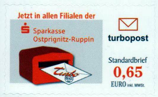 Sparkasse Ostprignitz-Ruppin 2016, mit glänzender Oberfläche, sk