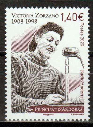 Victoria Zorzano 2020, Radiosprecherin