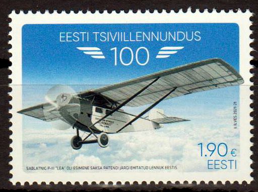 100 Jahre Estnische Zivilluftfahrt, Flugzeug