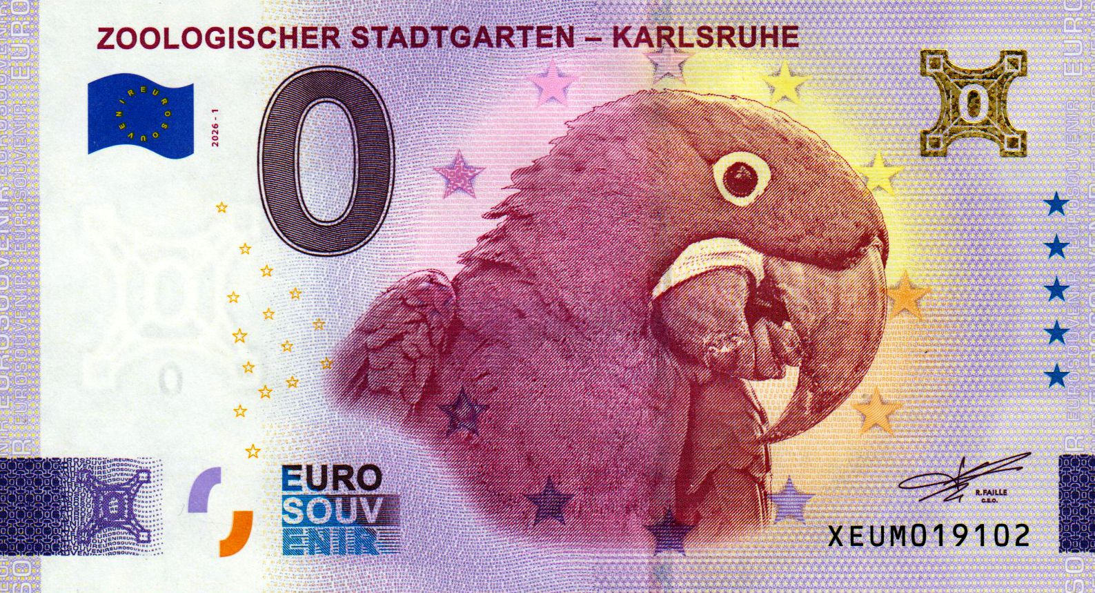 Zoologischer Stadtgarten - Karlsruhe 2026-1 Gold